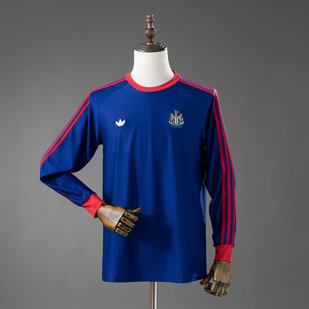 Camisa Newcastle United Azul Manga Longa