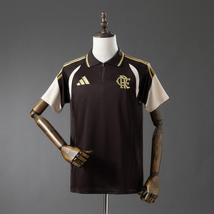Camisa Flamengo Treino Polo Marrom 26/27