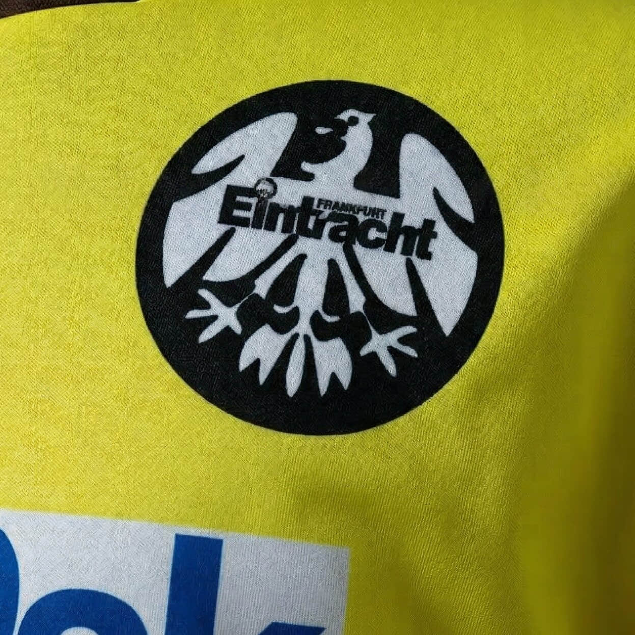 Camisa Eintracht Frankfurt Retrô Manga Longa 93/96