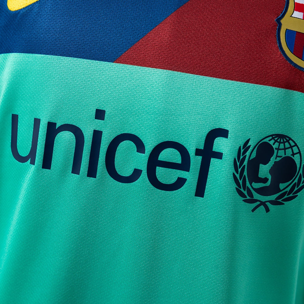 Camisa Barcelona Retrô Manga Longa 10/11