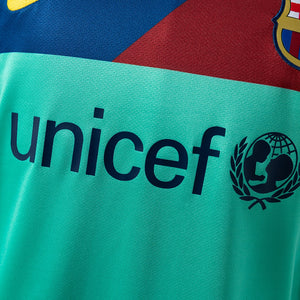 Camisa Barcelona Retrô Manga Longa 10/11