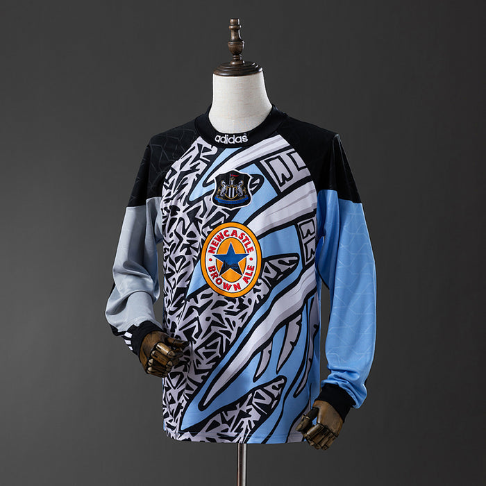 Camisa Newcastle United Retrô Manga Longa Goleiro 95/96