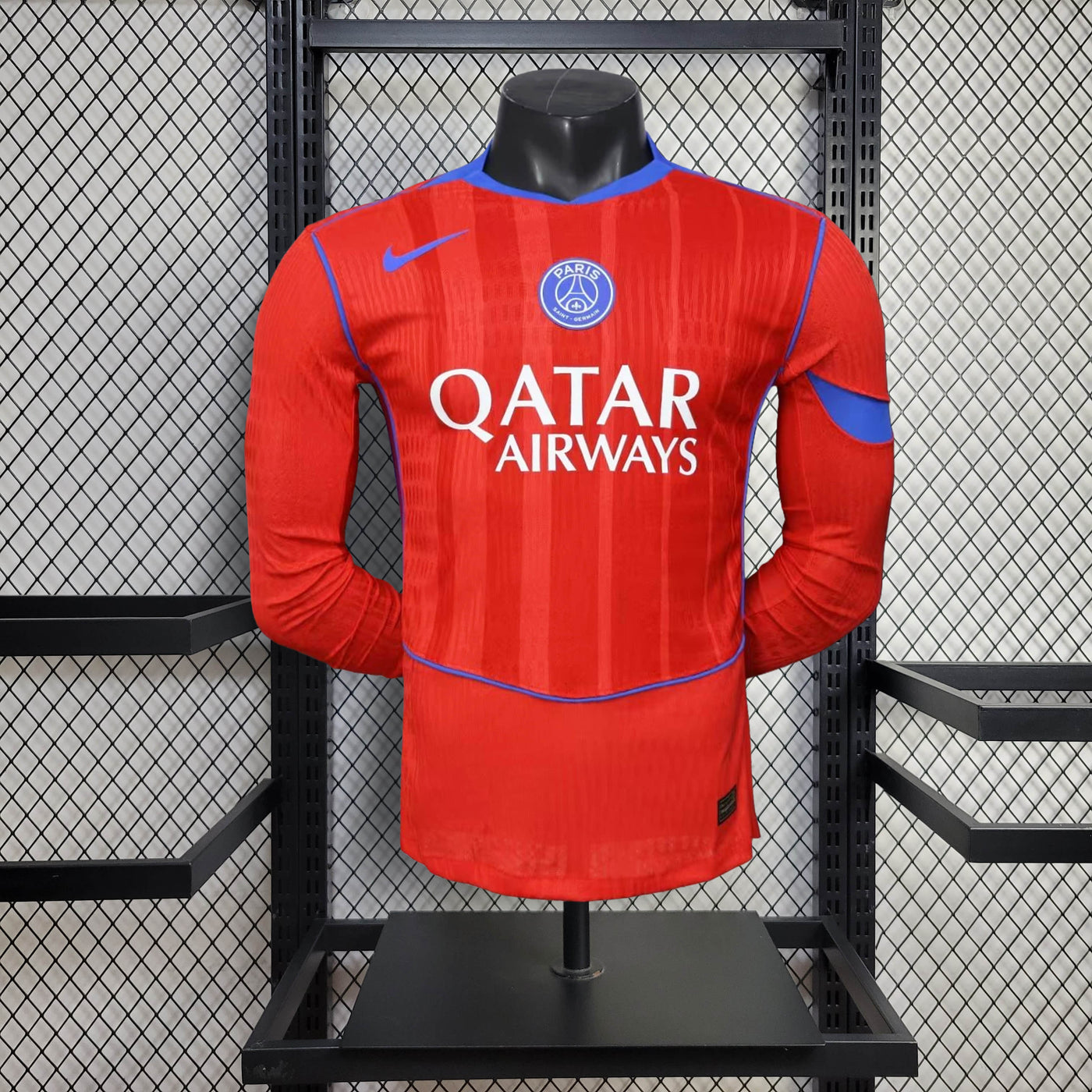 Camisa Paris Saint-Germain Away Manga Longa Jogador 25/26