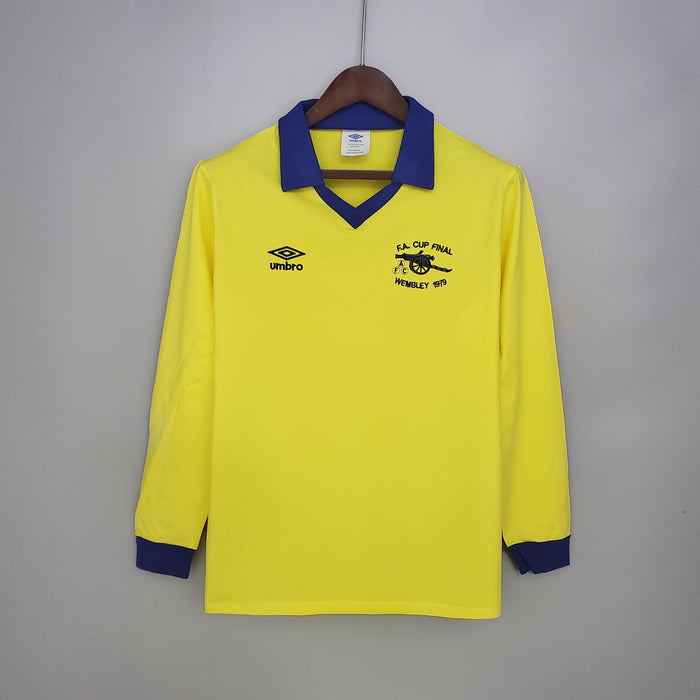Camisa Arsenal Retrô Manga Longa 71/79
