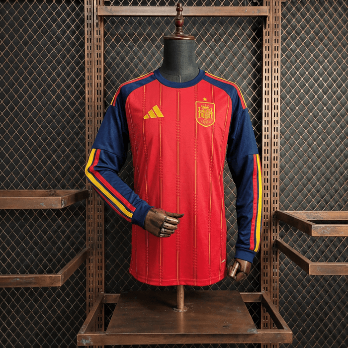Camisa Espanha Home Manga Longa 2026
