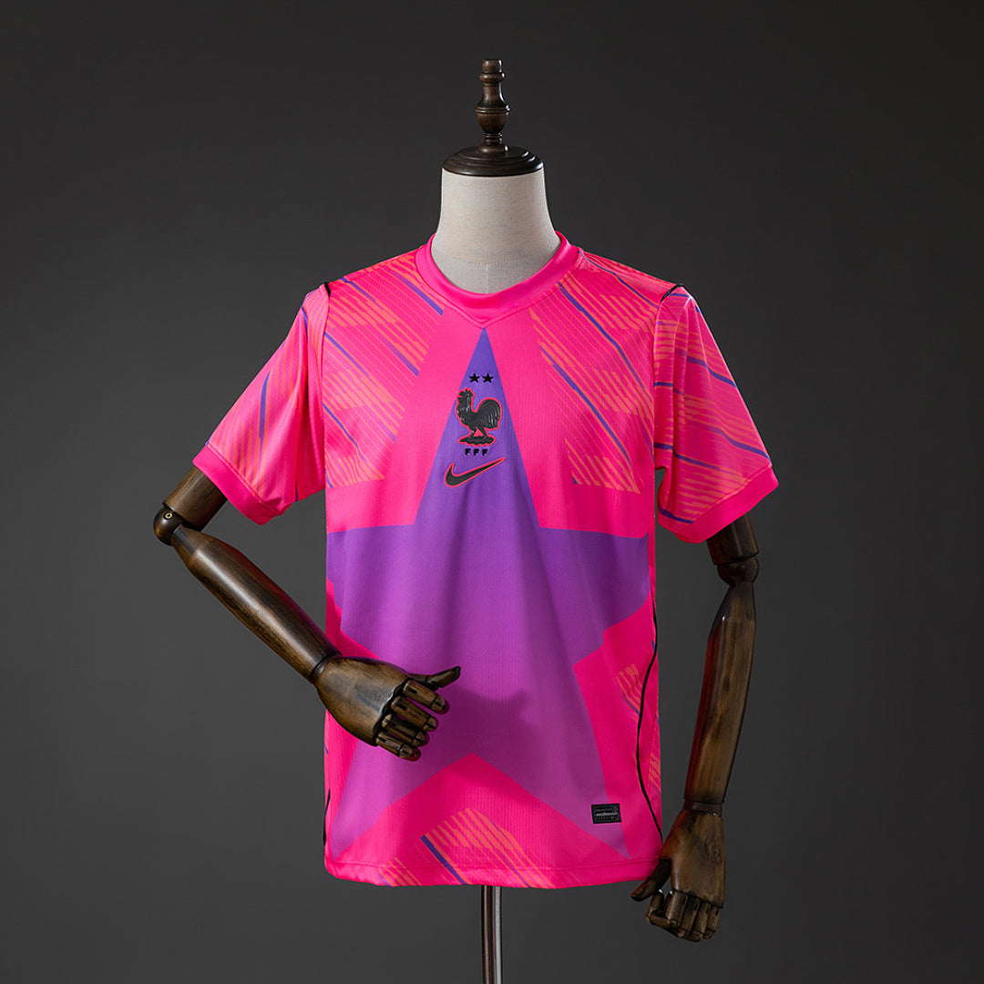 Camisa França Goleiro Rosa 2026