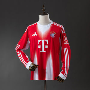 Camisa Bayern Munich Home Manga Longa 25/26