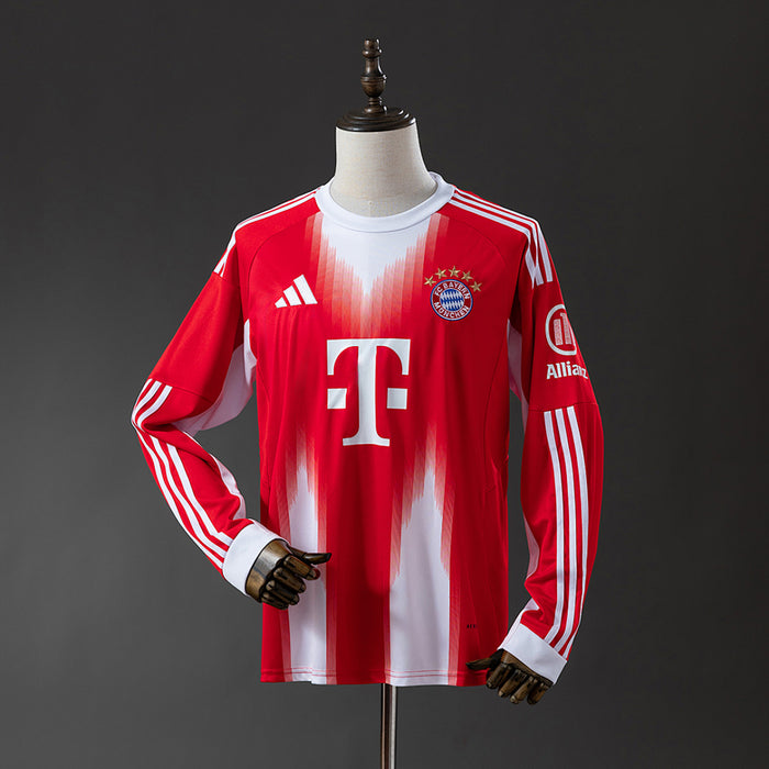Camisa Bayern Munich Home Manga Longa 25/26