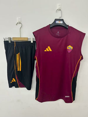 Camisa Roma Treino Vermelha 25/26