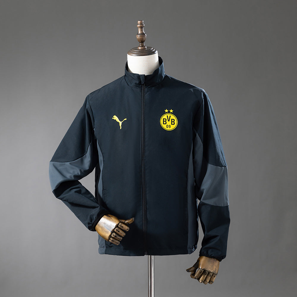 Corta Vento Borussia Dortmund Preta