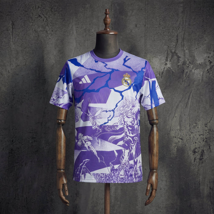 Camisa Real Madrid Pré-jogo Roxa 25/26
