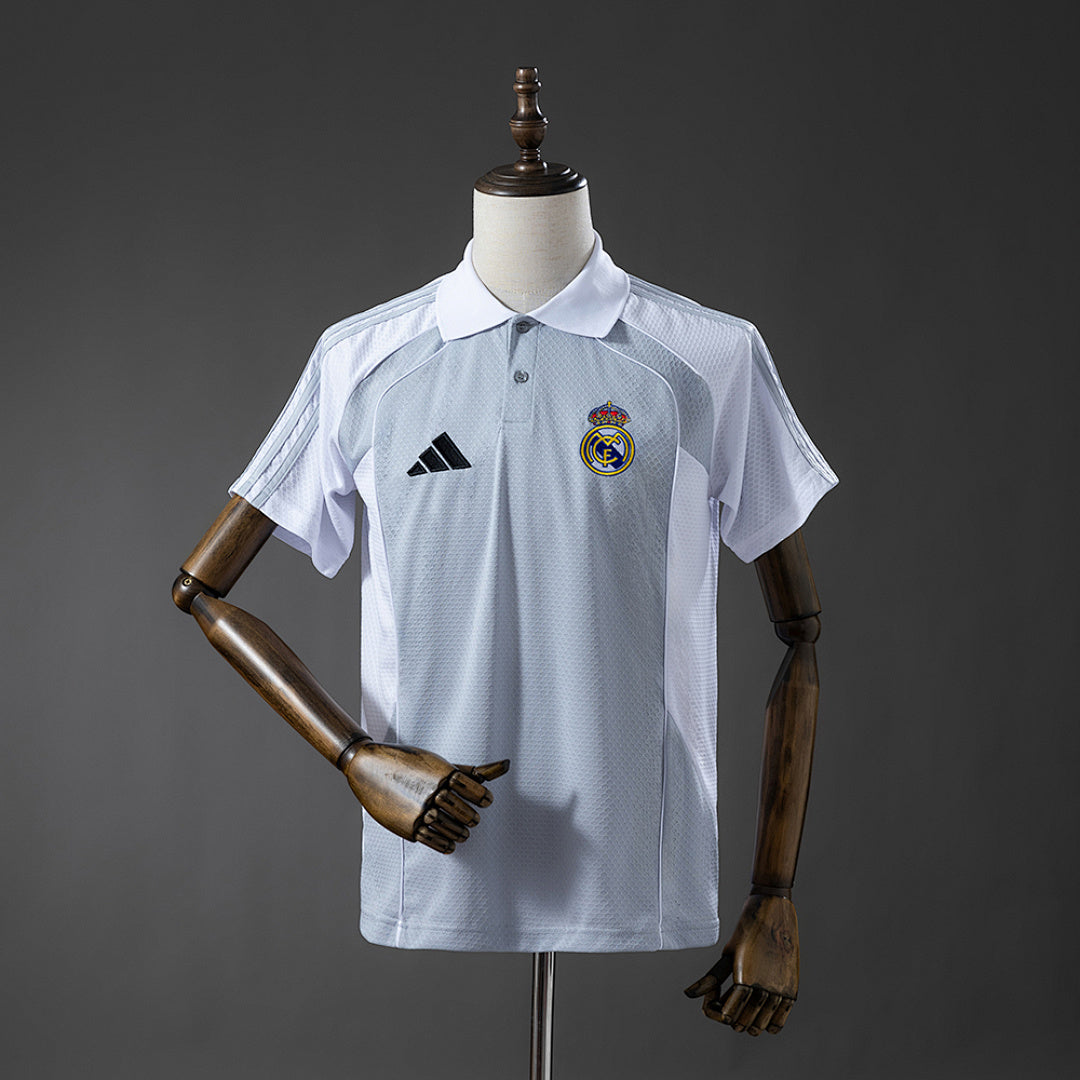 Camisa Real Madrid Branca Cinza 25/26