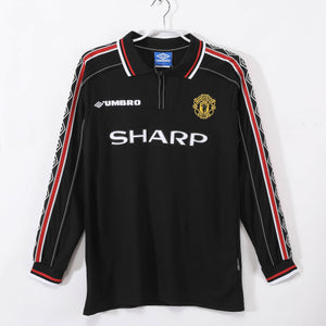 Camisa Manchester United Retrô Manga Longa 98/99