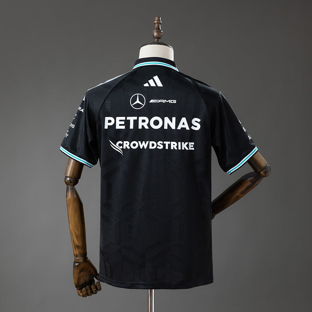 Camisa Mercedes Amg Petronas F1 Preta Polo 5xl8 2026