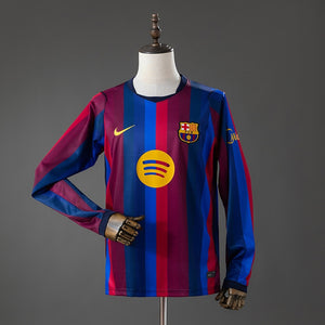 Camisa Barcelona Home Manga Longa 26/27