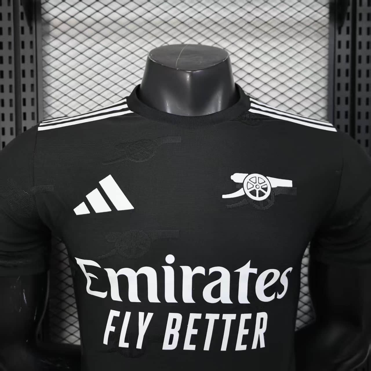 Camisa Arsenal Preta Jogador 25/26