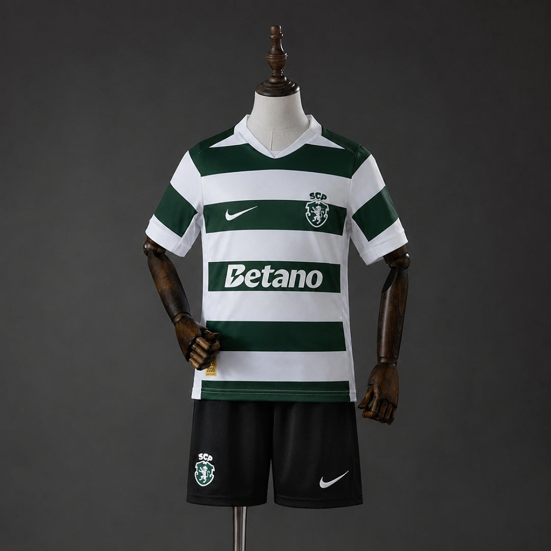 Camisa Sporting Cp Home Kit Infantil 16 282 26/27