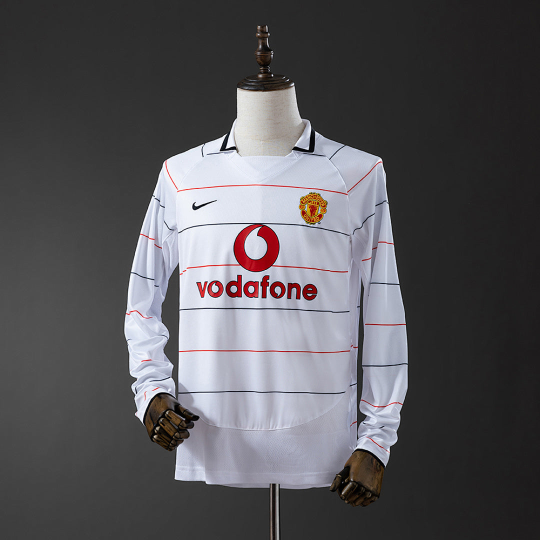 Camisa Manchester United Retrô Manga Longa 03/05