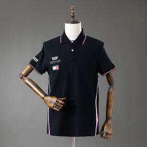 Camisa Tommy Hilfiger X Cadillac F1 Team Replica Preta Polo 5xl7
