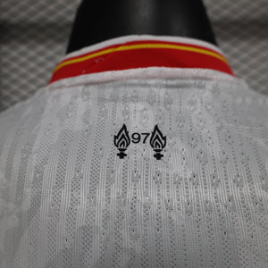 Camisa Liverpool Away Manga Longa Jogador 24/25