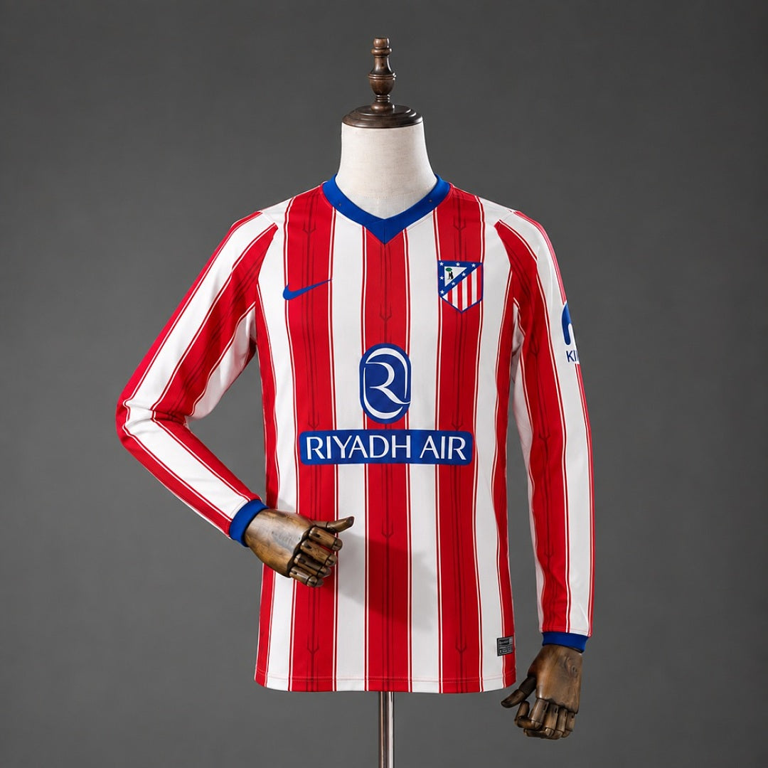 Camisa Atlético Madrid Home Manga Longa 26/27