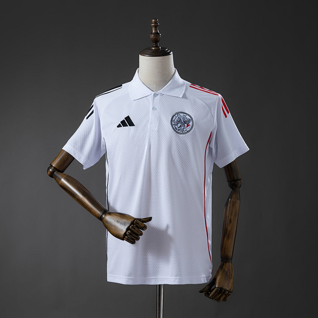 Camisa Ajax Polo Branca Xxl6 25/26
