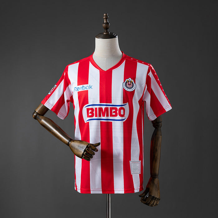 Camisa Chivas de Guadalajara Home Retrô Xxl8 10/11