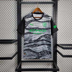 Camisa Manchester City Preta Cinza 25/26