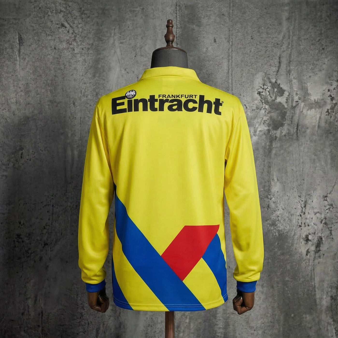 Camisa Eintracht Frankfurt Retrô Manga Longa 93/96
