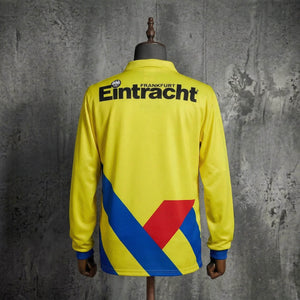 Camisa Eintracht Frankfurt Retrô Manga Longa 93/96