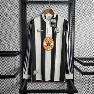 Camisa Newcastle United Retrô Manga Longa 1997