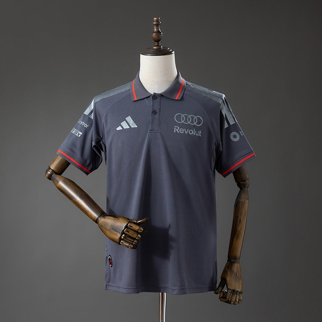 Camisa Audi Revolut F1 Dark Cinza Polo 5xl8 2026