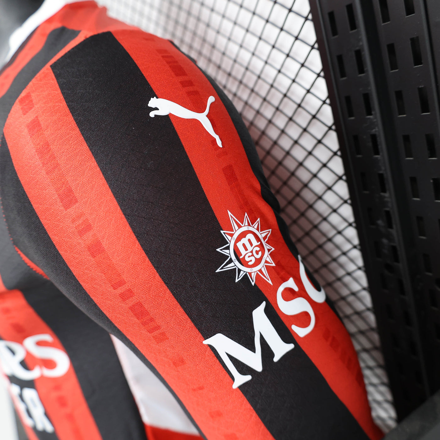 Camisa AC Milan Home Manga Longa Jogador 24/25