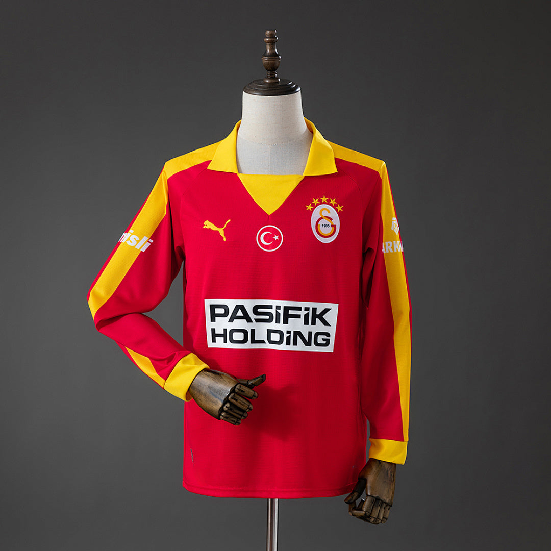Camisa Galatasaray Retrô Edition Vermelha Long Sleeved 4xl10 25/26