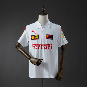Camisa Scuderia Ferrari F1 Branca Polo 3xl8 2025