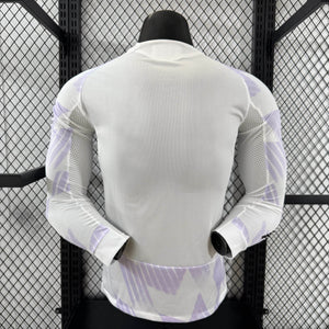 Camisa Manchester United Away Manga Longa Jogador 25/26