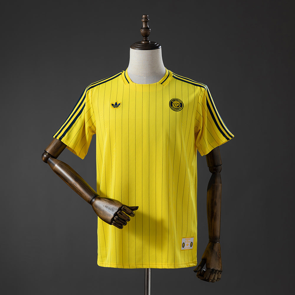 Camisa Al Nassr Terrace Icons T Amarela Xxl7