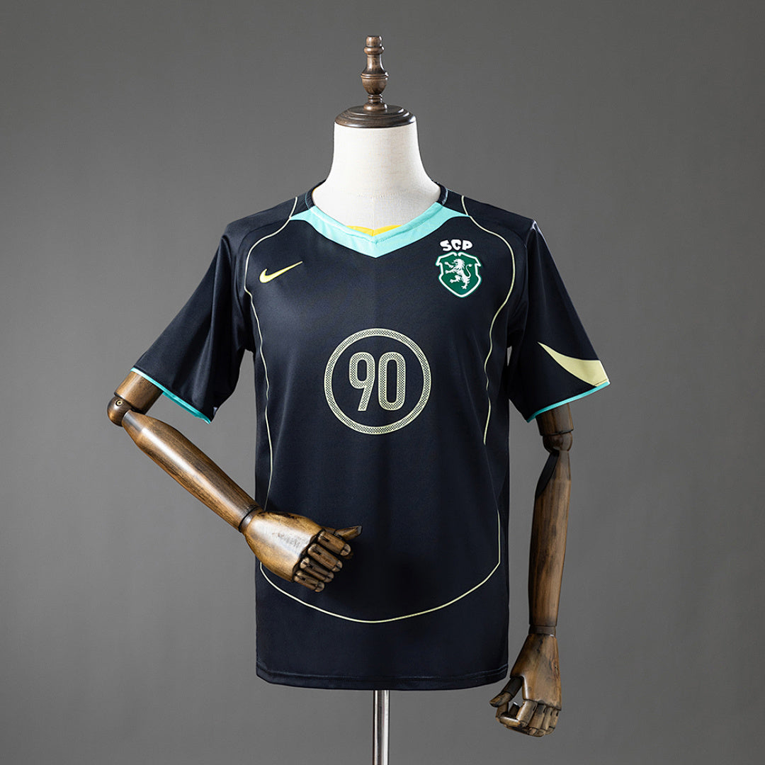 Camisa Sporting Cp Total 90 Preta Xxl8