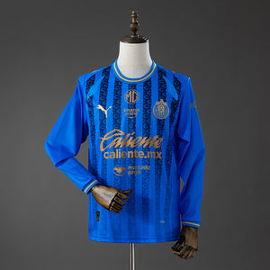 Camisa Chivas de Guadalajara Third Manga Longa 4xl10 26/27