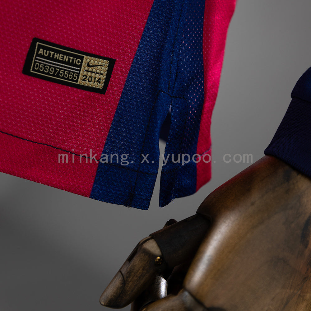 Camisa Barcelona Retrô Manga Longa 14/15