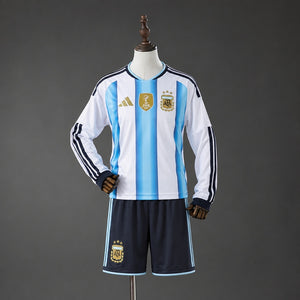 Kit Infantil Argentina Manga Longa 2026