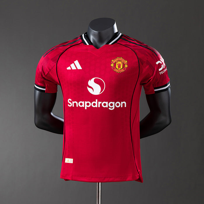 Camisa Manchester United Home Versão Jogador 25/26