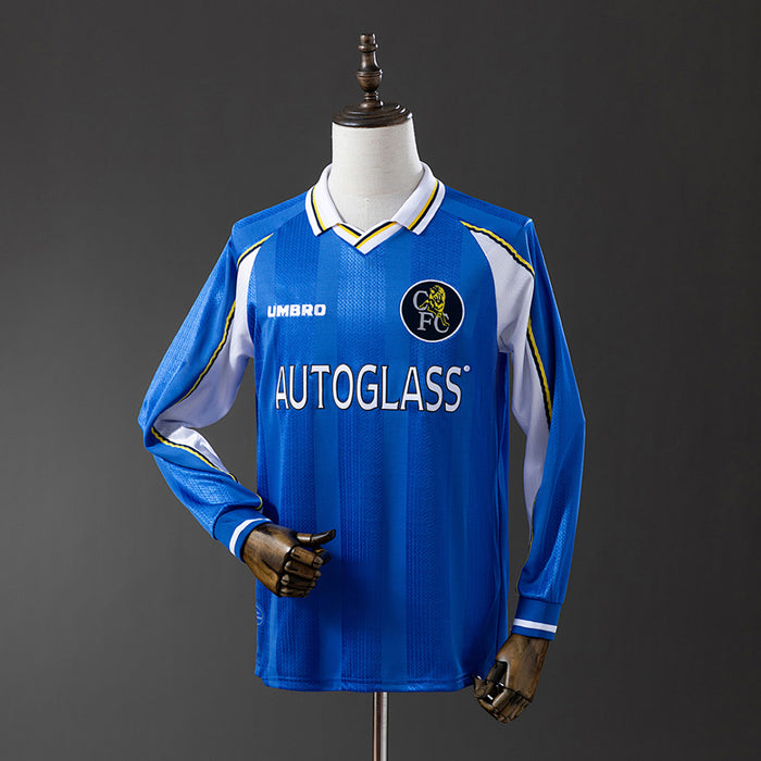 Camisa Chelsea Retrô Manga Longa 97/99