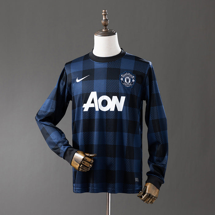 Camisa Manchester United Retrô Manga Longa 13/14