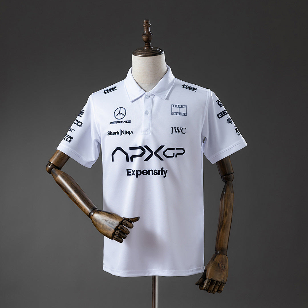 Camisa F1 Mercedes Benz Apxgp Movie Edition Polo Branca 5xl7 2025
