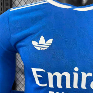 Camisa Real Madrid Away Manga Longa Jogador 25/26