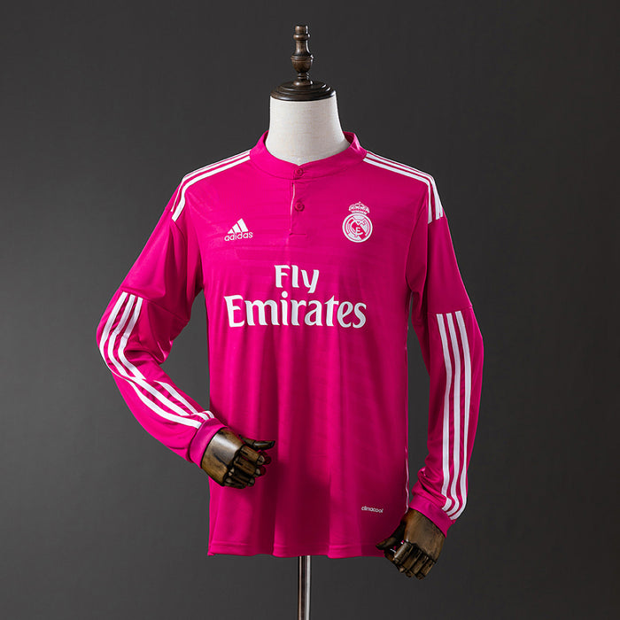 Camisa Real Madrid Retrô Manga Longa 14/15