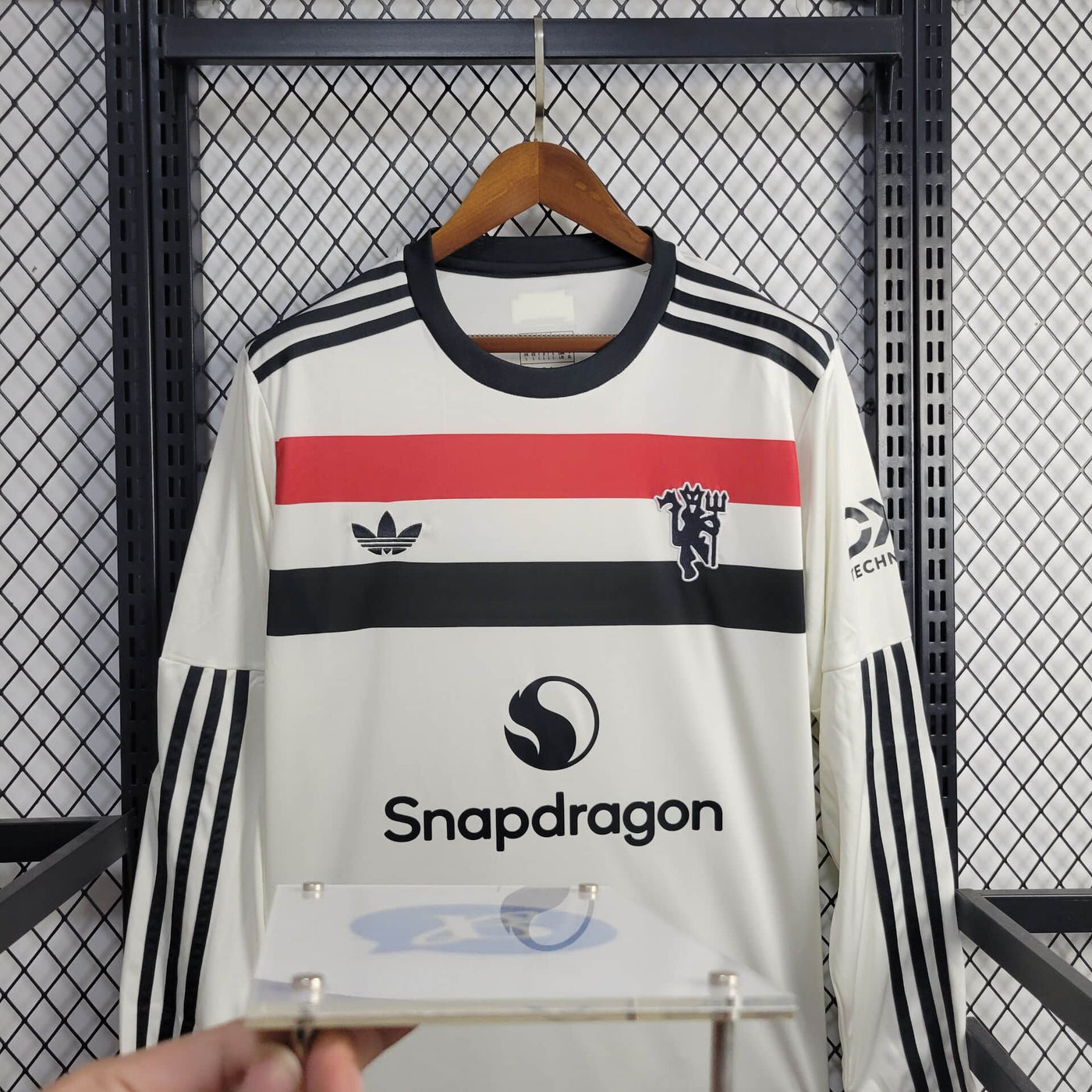 Camisa Manchester United Away Manga Longa 24/25