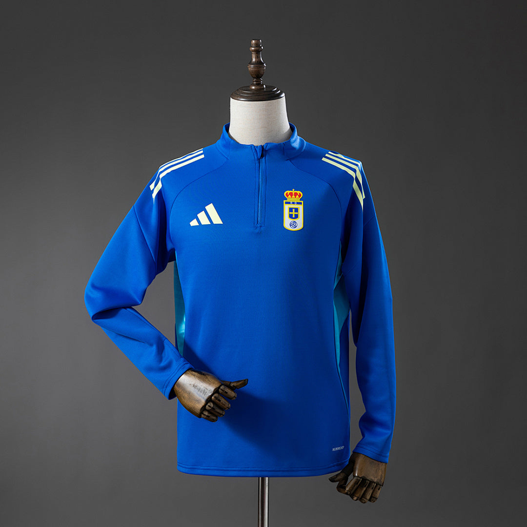 Camisa Real Oviedo Treino Top Azul Xxl9 25/26