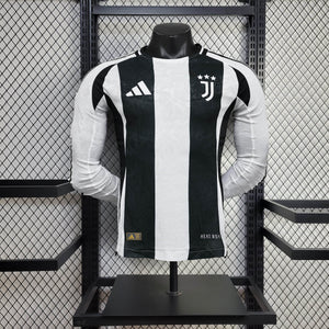 Camisa Juventus Home Manga Longa Jogador 24/25
